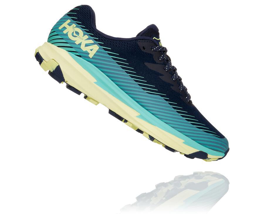 Hoka One One Trailsko Dame - Torrent 2 - Sort/Mintgrønne - 534029XVL